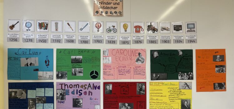 Erfinder & Entdeckungen in der Klasse 4c